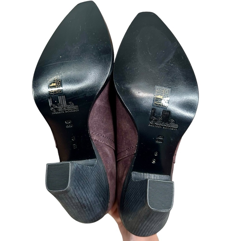 Belle by Sigerson Morrison Lamar Suede Leather Booties - Picture 6 of 6